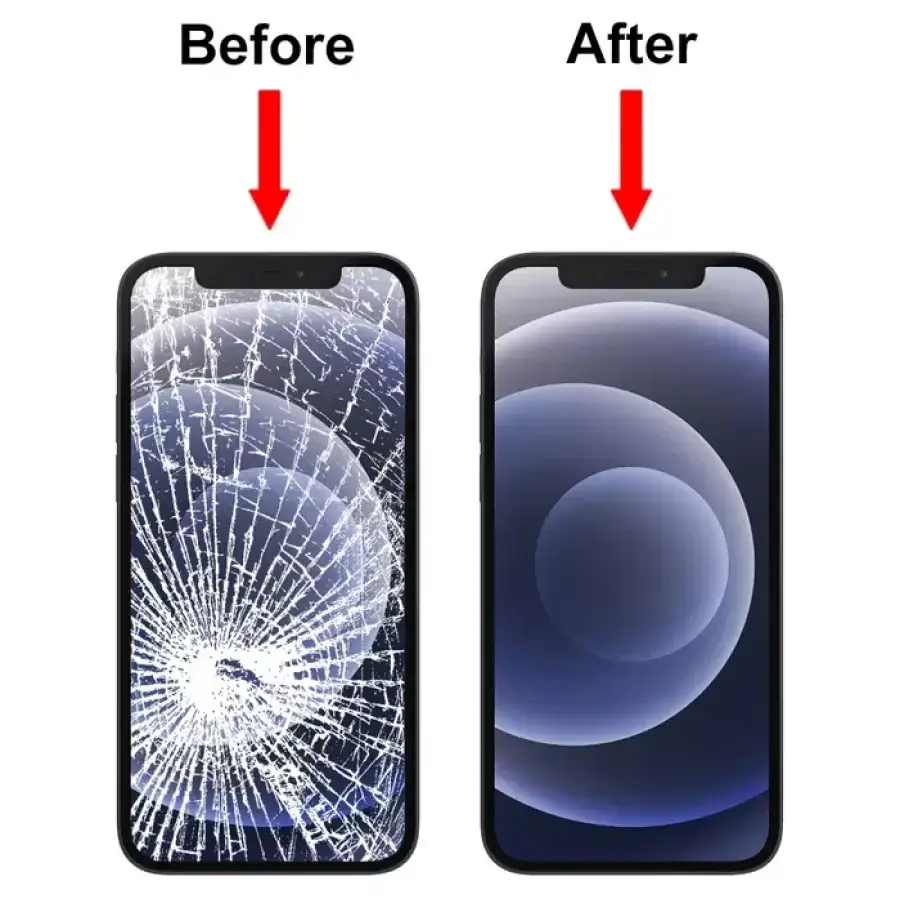 Replacing broken glass on iPhone all models