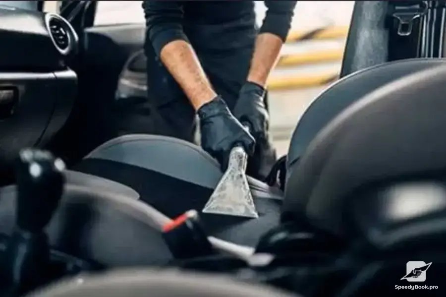 Professional cleaning, upholstery and interior washing of cars.