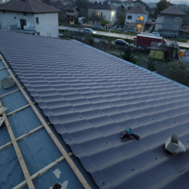Roof structure repairs – new roofs, waterproofing, gutters
