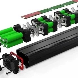Repair and recycling of batteries for bicycles, scooters, machines, etc.