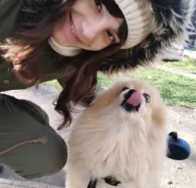 Dog walking, pet sitting at address and flowers etc.