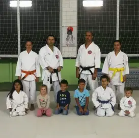 Shotokan karate-do training