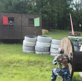 Paintball field in Pravets