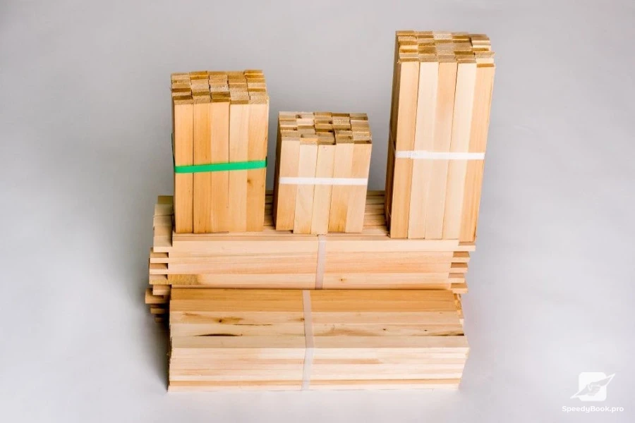 Bee frames made of linden