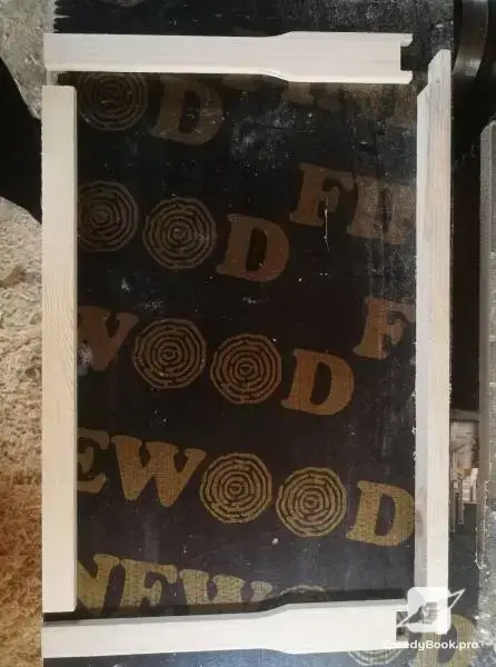 Make beehives and frames of cham material