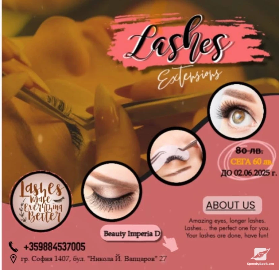 Eyelash extension with a method of choice