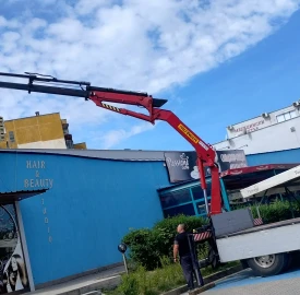  Услуги с камион, с кран транспорт