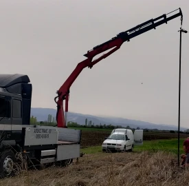  Услуги с камион, с кран транспорт
