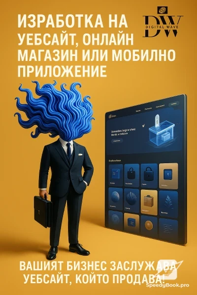 Изработка на уебсайт, онлайн магазин или мобилно приложение