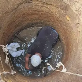 Cleaning wells throughout the country
