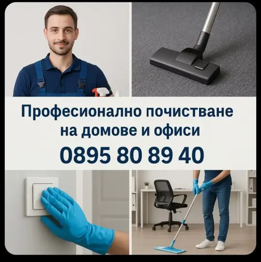 Профессиональная уборка в Софии - абонемент и базовая!