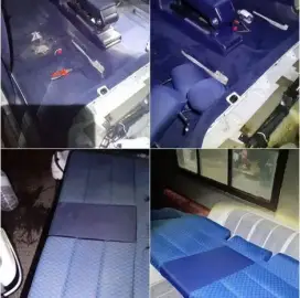 Washing seats and upholstery, carpets