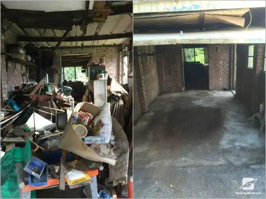 Hauling away construction waste basements attics cleaning garbage