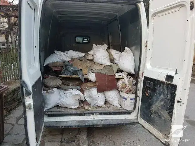 Hauling away construction waste basements attics cleaning garbage