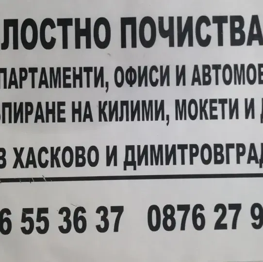 Профессиональная чистка домов, офисов и автомобилей