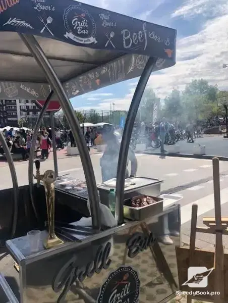 Grill Bus with trailer hire for events and parties