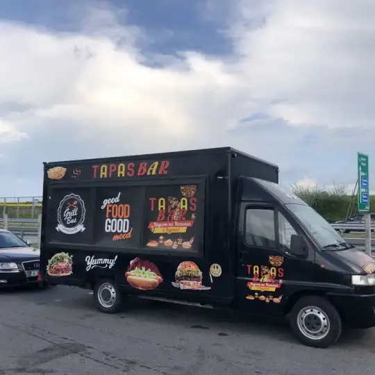Grill Bus with trailer hire for events and parties