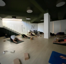 Morning, lunchtime and evening workouts in yoga, pilates, fitball and folk dance