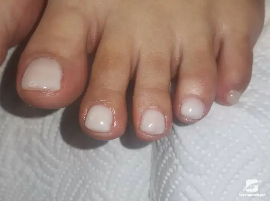Nail's Beauty Heaven manicure and pedicure.