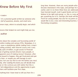 A book for beginner traders