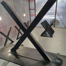 We manufacture metal legs for tables and benches