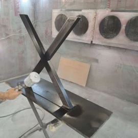 We manufacture metal legs for tables and benches