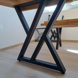We manufacture metal legs for tables and benches