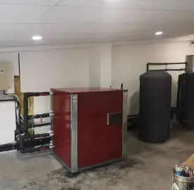 production, delivery and installation of heat pumps