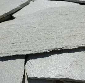 Natural stone gneiss (white) - slabs for facades and courtyards