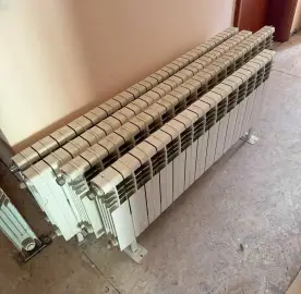 8 бр. Радиатори за парно с общо 140 бр. глидери