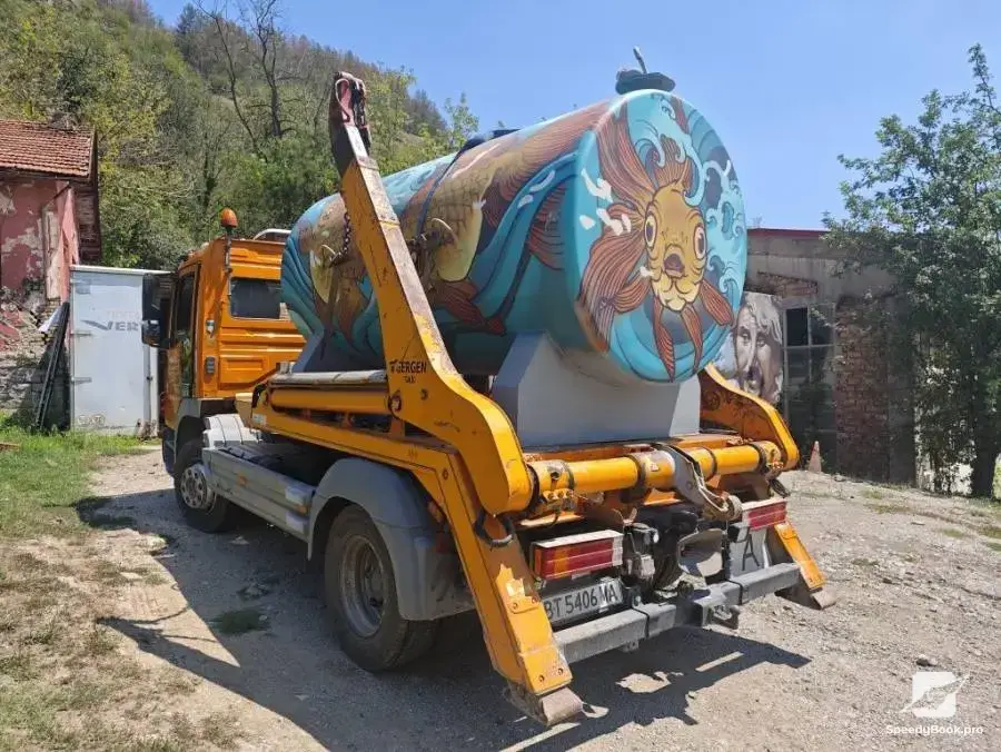Clean water supply. Water carrier 5m3 and 34m3