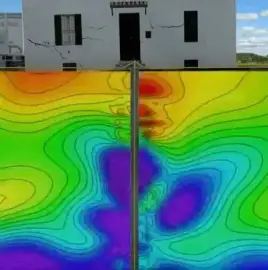 Проверка на основи сгради за наличие на подпочвени вода с Георадар 60м
