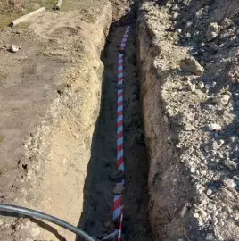 ВиК-присъединяване, ел. изграждане, изкопи и извозване на земни маси