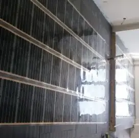 Монтаж на подово отопление инфрачервено под ламинат и кабелно под тера