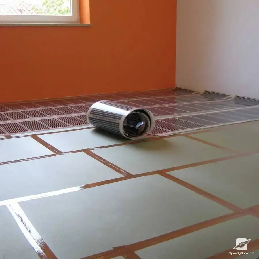 Infrared underfloor heating under laminate and wood floors and ceiling!