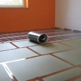 Infrared underfloor heating under laminate and wood floors and ceiling!