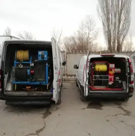 Drain unclogging, septic tank cleaning, video diagnostics