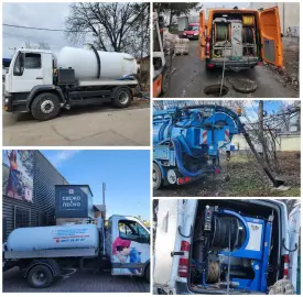 Drain unclogging, septic tank cleaning, video diagnostics