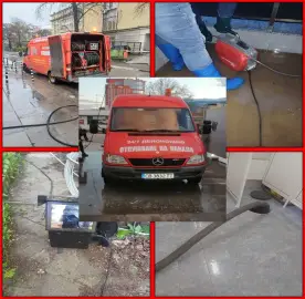 Cleaning of septic tanks Unclogging of sewers