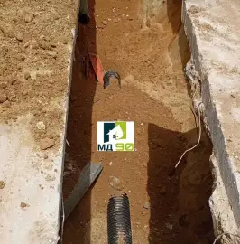 Construction of drainage systems, plumbing facilities for Varna and