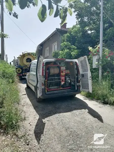 Отпушване на канали почистване на септични ями
