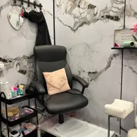 Manicure and pedicure.