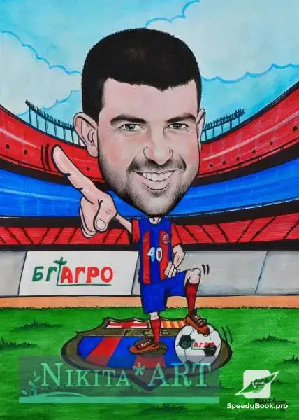 Карикатури по поръчка, ръчно рисувани