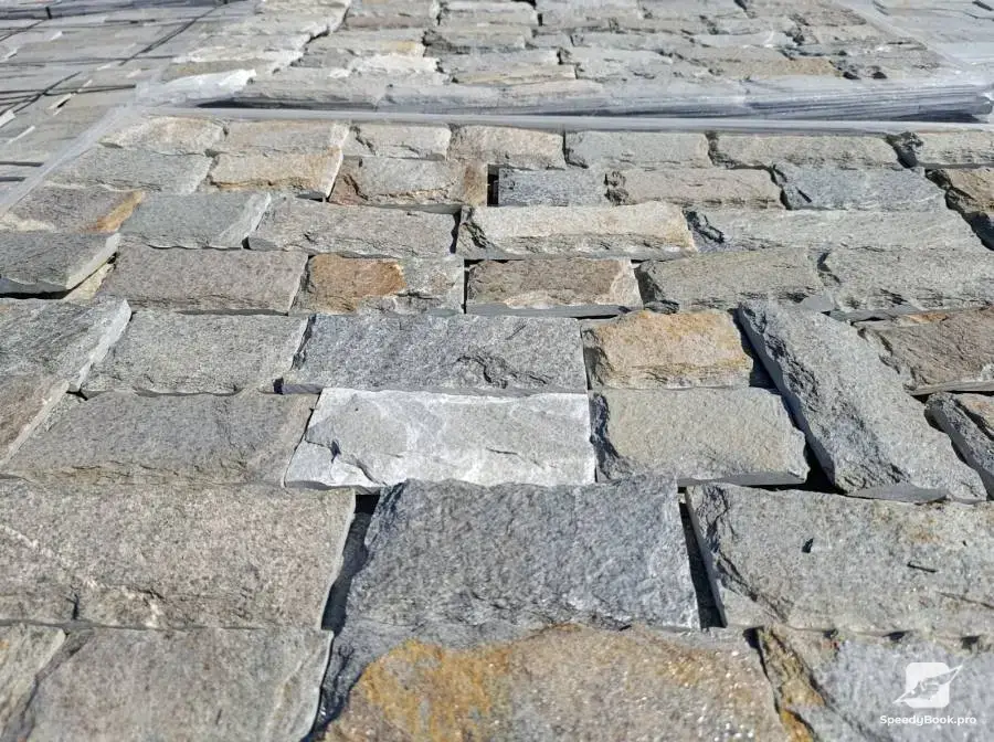 Facing stone gneiss - straight lines, modern look, delivery throughout the country