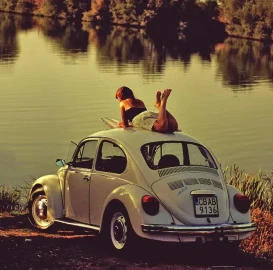 Retro car rental for events