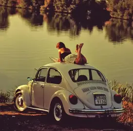 Retro car rental for events