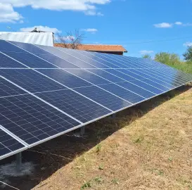 Photovoltaic hybrid system with ground mounting - 10kw + 16kwh!