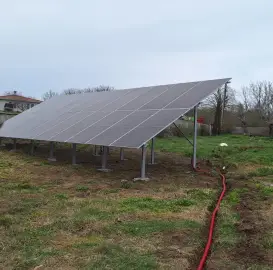 Photovoltaic hybrid system with ground mounting - 10kw + 16kwh!