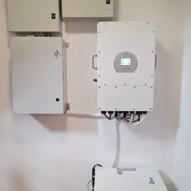 Photovoltaic hybrid system with ground mounting - 10kw + 16kwh!