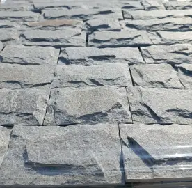 Caval grey gneiss - cut facing "bricks", 3D relief | Available + delivery from manufacturer